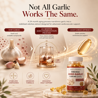 Odorless Aged Garlic Softgels - 7500mg
