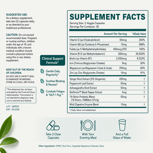 Melinara™ GLP-1 Digestive Support